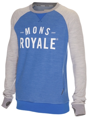 140623 Mons Royale Tech Sweat Blue Grey