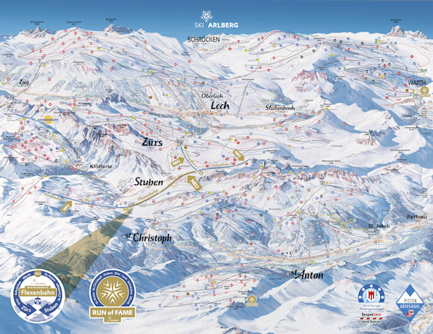 160220 Panokarte Ski Arlberg 16 17