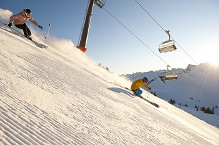 20180123 Skifahren am Diedamskopf Bregenzerwald c Alex Kaiser Bergbahnen Diedamskopf