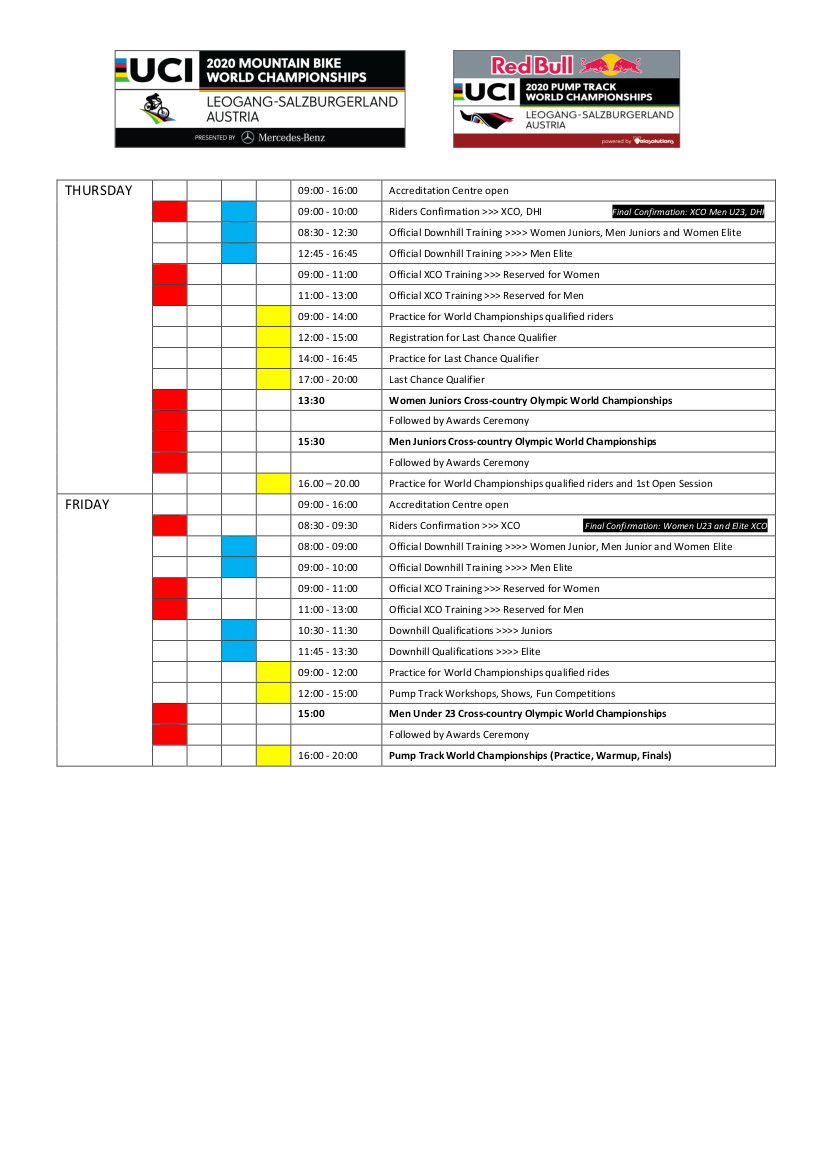 20200721 UCI MTB World Championships Program Leogang2