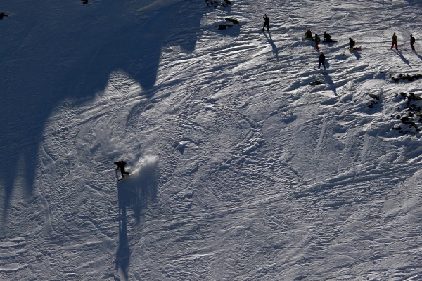 Abfahrt im Zillertal