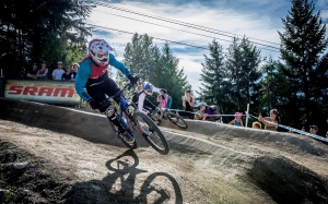 Adrien Loron und Thomas Genon bei Crankworx Whistler.