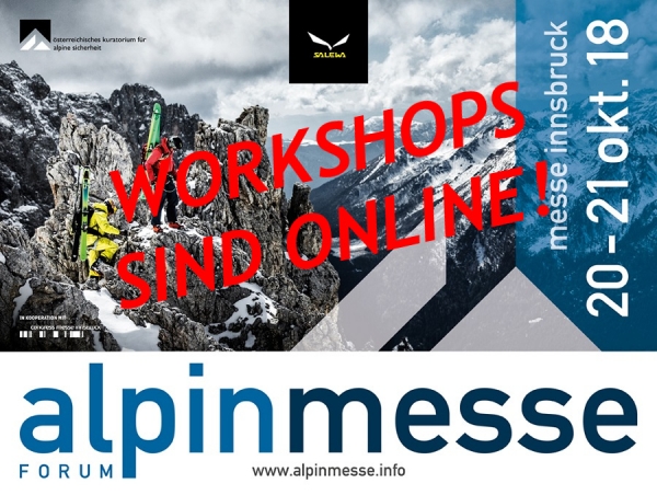 Alpinmesse 2018 - Workshops