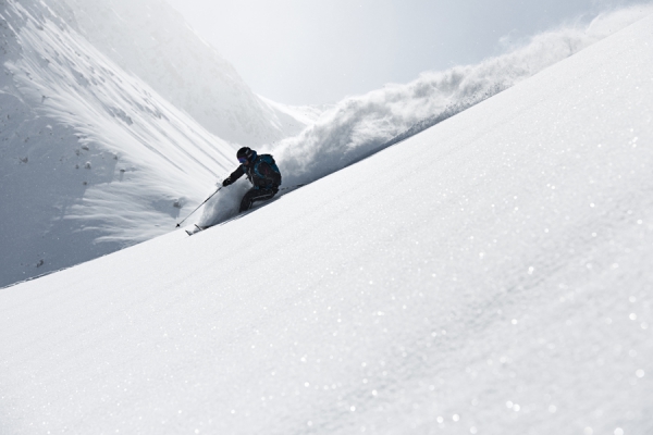 Freeriden am Stubaier Gletscher