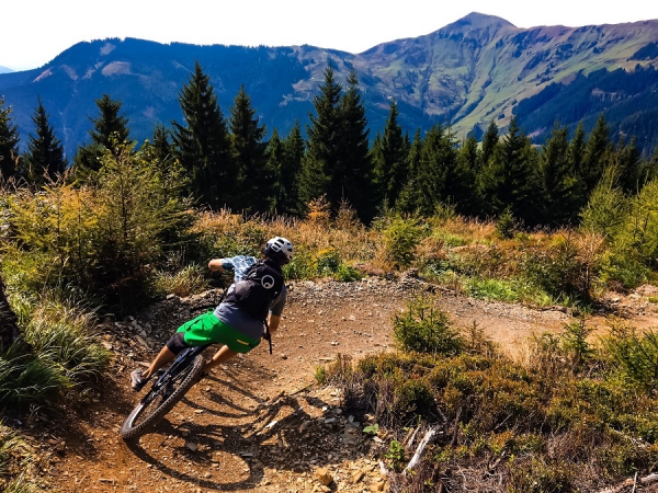 Neuer Flowtrail in Dienten am Hochkönig