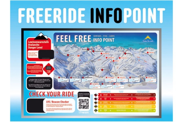 Serfaus-Fiss-Ladis setzt auf Freeride Info Points 