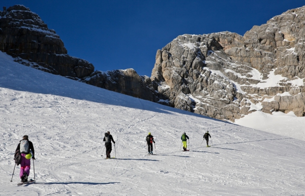 Aufstieg Richtung Hohem Dachstein