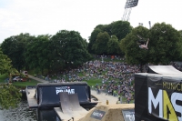 Sam Pilgrim mit dem Backflip beim Munich Masse