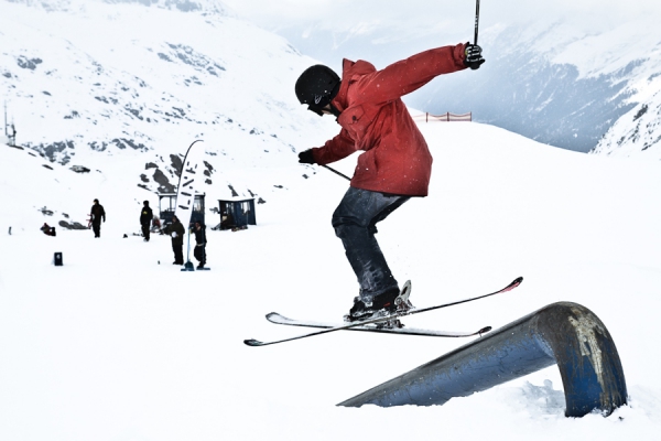 Freeski am Kaunertaler Gletscher