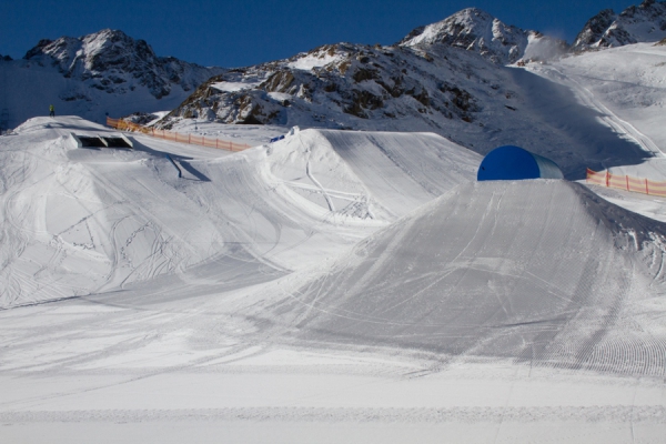 Snowpark Kaunertal &ndash; Das Setup steht