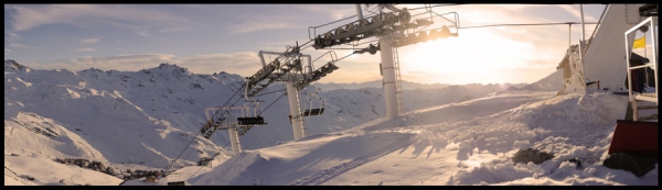 Les 3 Vall&eacute;es in Frankreich ist das gr&ouml;&szlig;te Skigebiet der Welt und kooperiert mit den Vail Resorts