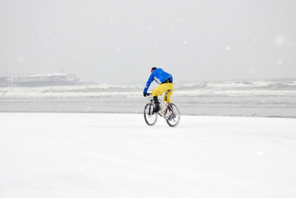 Zweitrad-Schlechtwetterradler