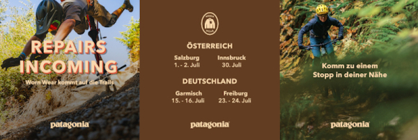 Die Patagonia Worn Wear Tour kommt zu Dir auf die Trails!