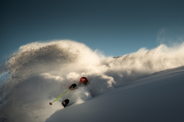 Freeriden am Weissee Gletscher