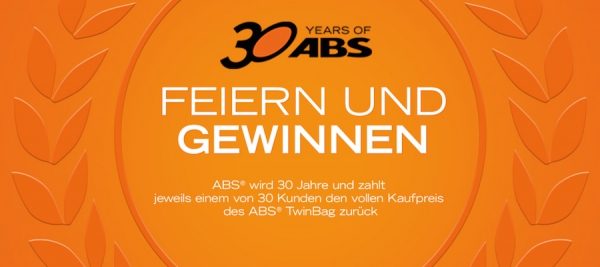 30 Jahre ABS: Feiern und gewinnen